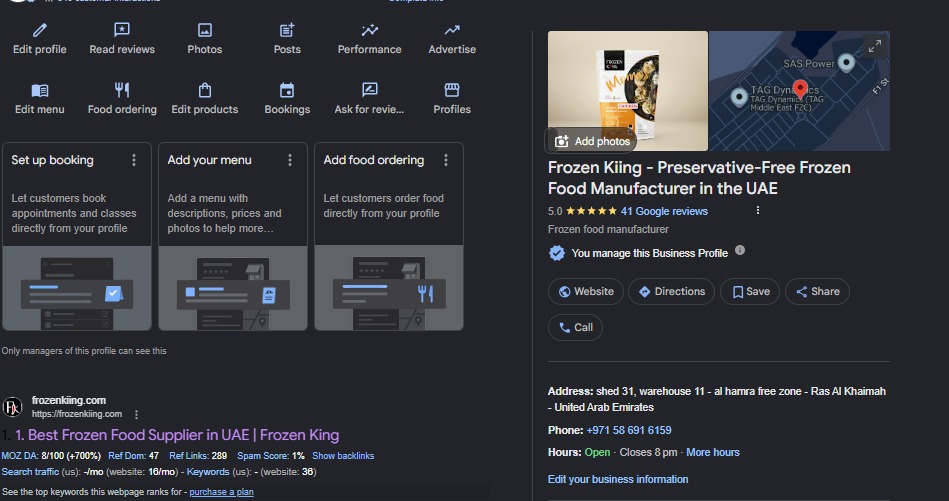 Client result screenshot